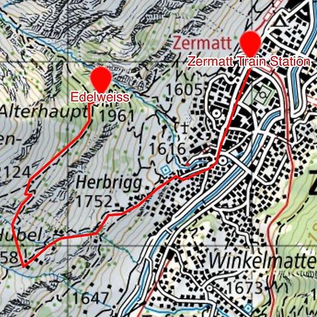 Edelweiss Mountain Guest House - 1 Hour Hike Up From Zermatt Station - On Hiking Trail - No Transport Экстерьер фото
